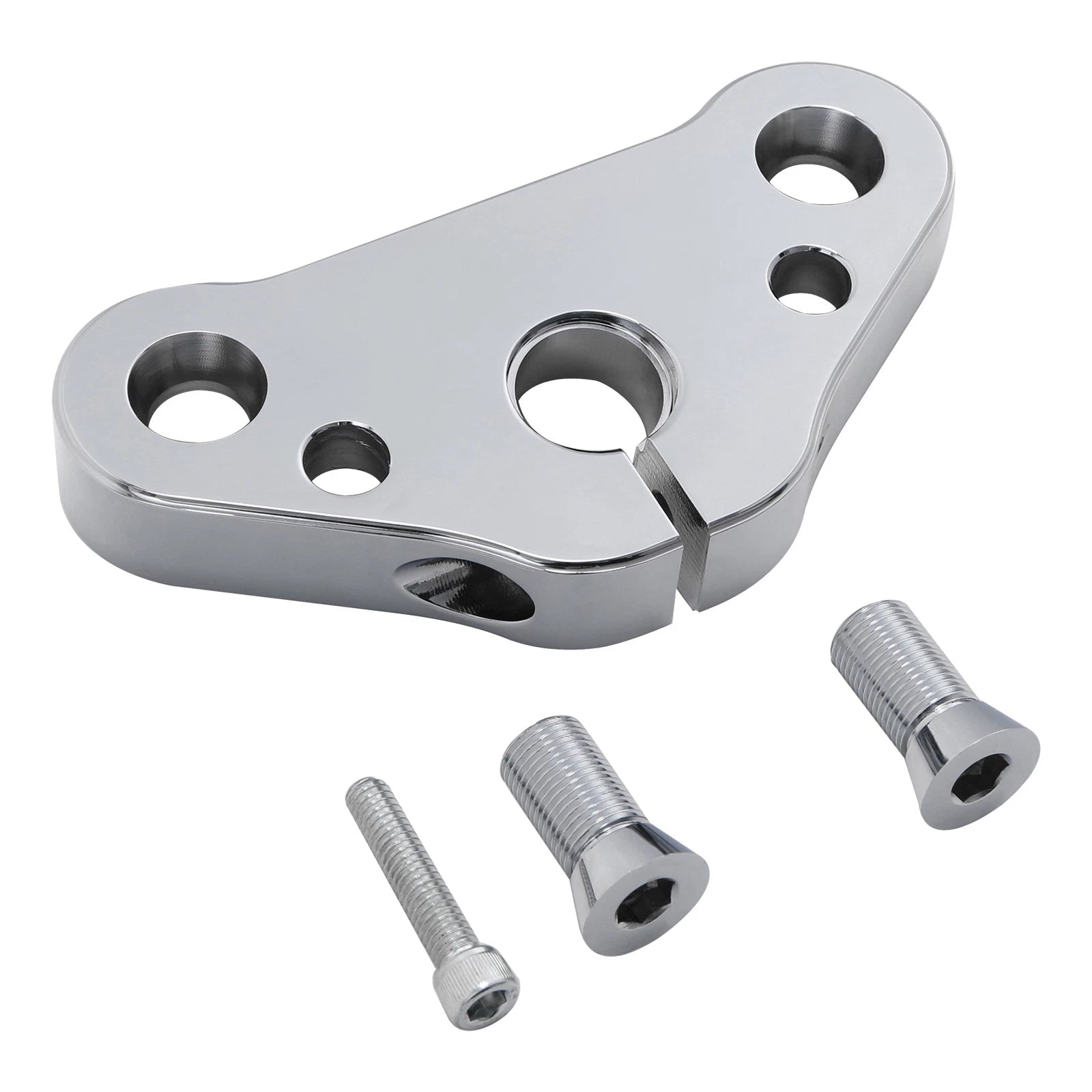 Chrome Triple Tree Top Clamps for Harley Heritage Springer (1997–2003)