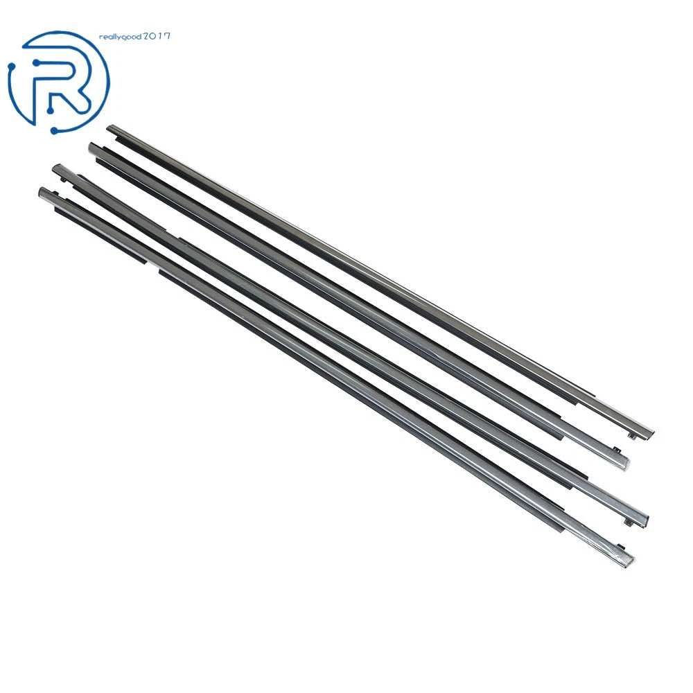 Set of 4 Window Moulding Trim Weatherstrip Seals for Toyota RAV4 (2013–2018)