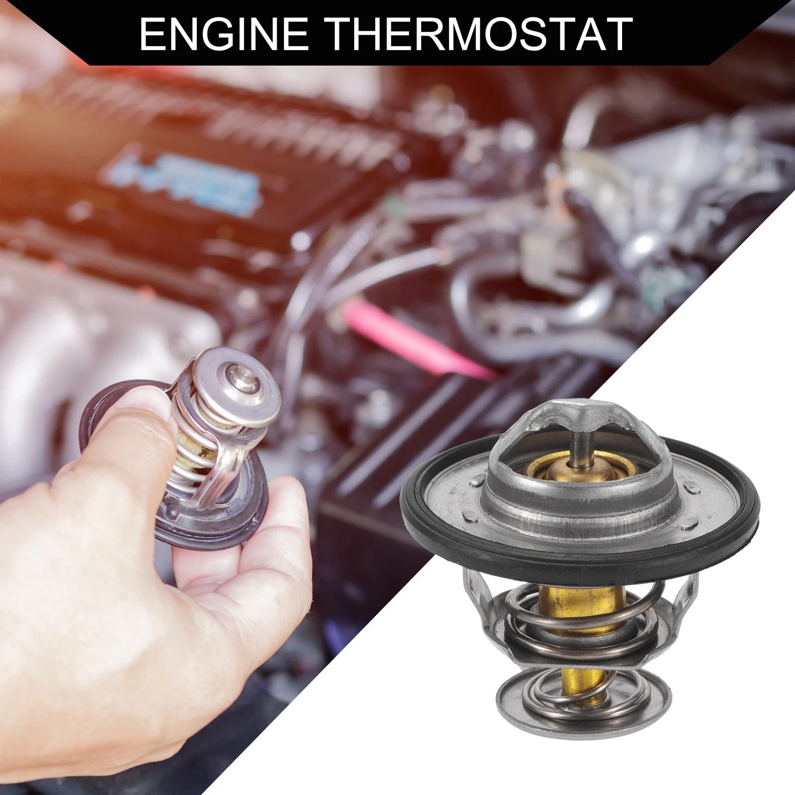 Engine Coolant Thermostat for Toyota Corolla (1983–2000) No. 90080-23002