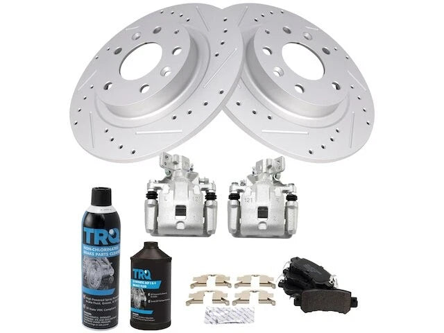 Rear Brake Pad Rotor Caliper Set for Mazda CX-3 (2016–2018) PY732QW