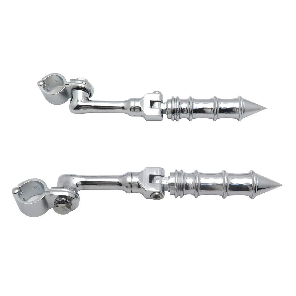 Highway Foot Pegs for Harley Touring (1 1/4" Engine Guard Mount Clamp)