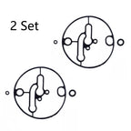 Set of 2 Carburetor Float Bowl Gasket Kit for B & Stratton (698781, 796184, 799727)
