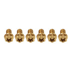 6pcs M6x30mm Titanium Torx Head Flange Bolts for Bike Motorcycle