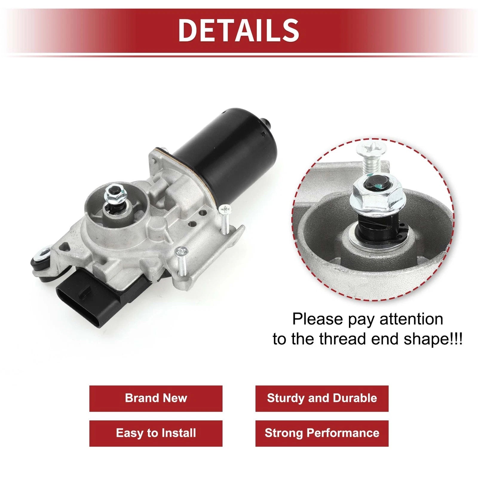 Front Windshield Wiper Motor for Chevrolet Equinox (2007–2008) No. 15849819/3810178J01