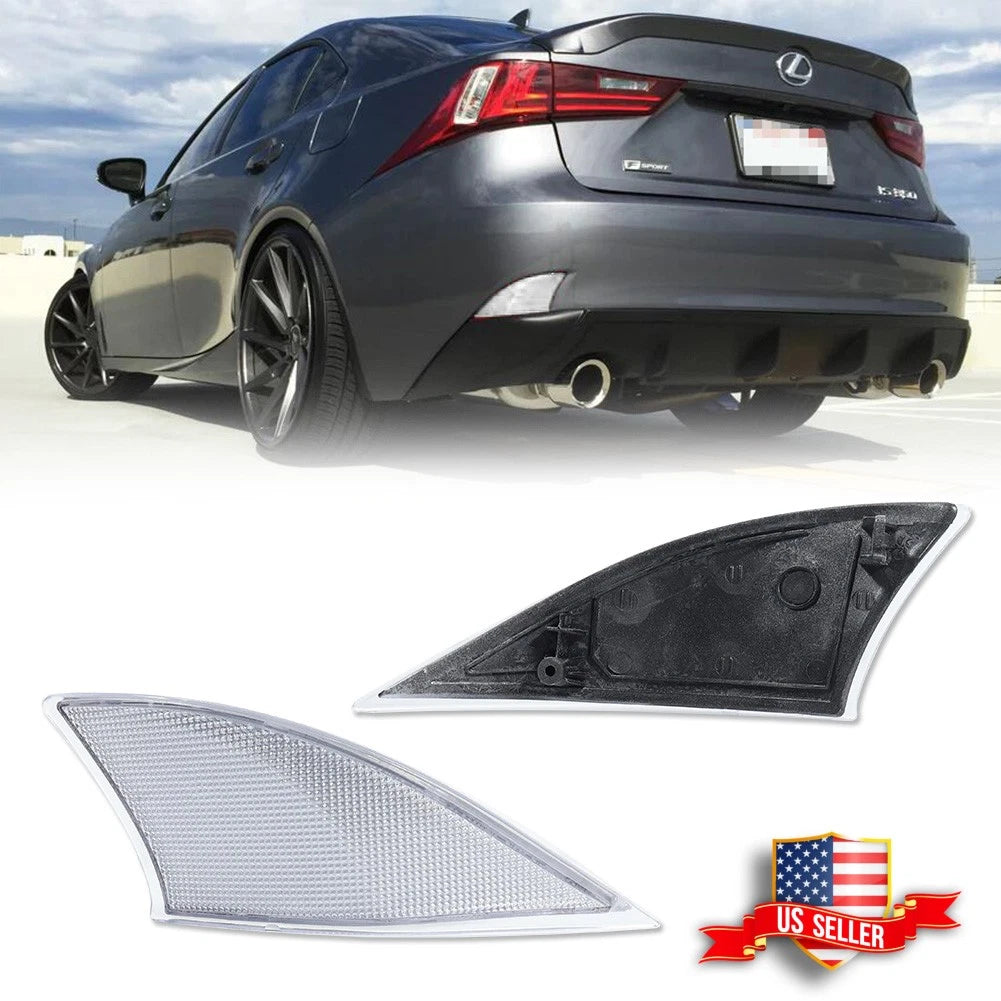 Clear Lens Rear Bumper Reflector for Lexus IS (2006–2013)
