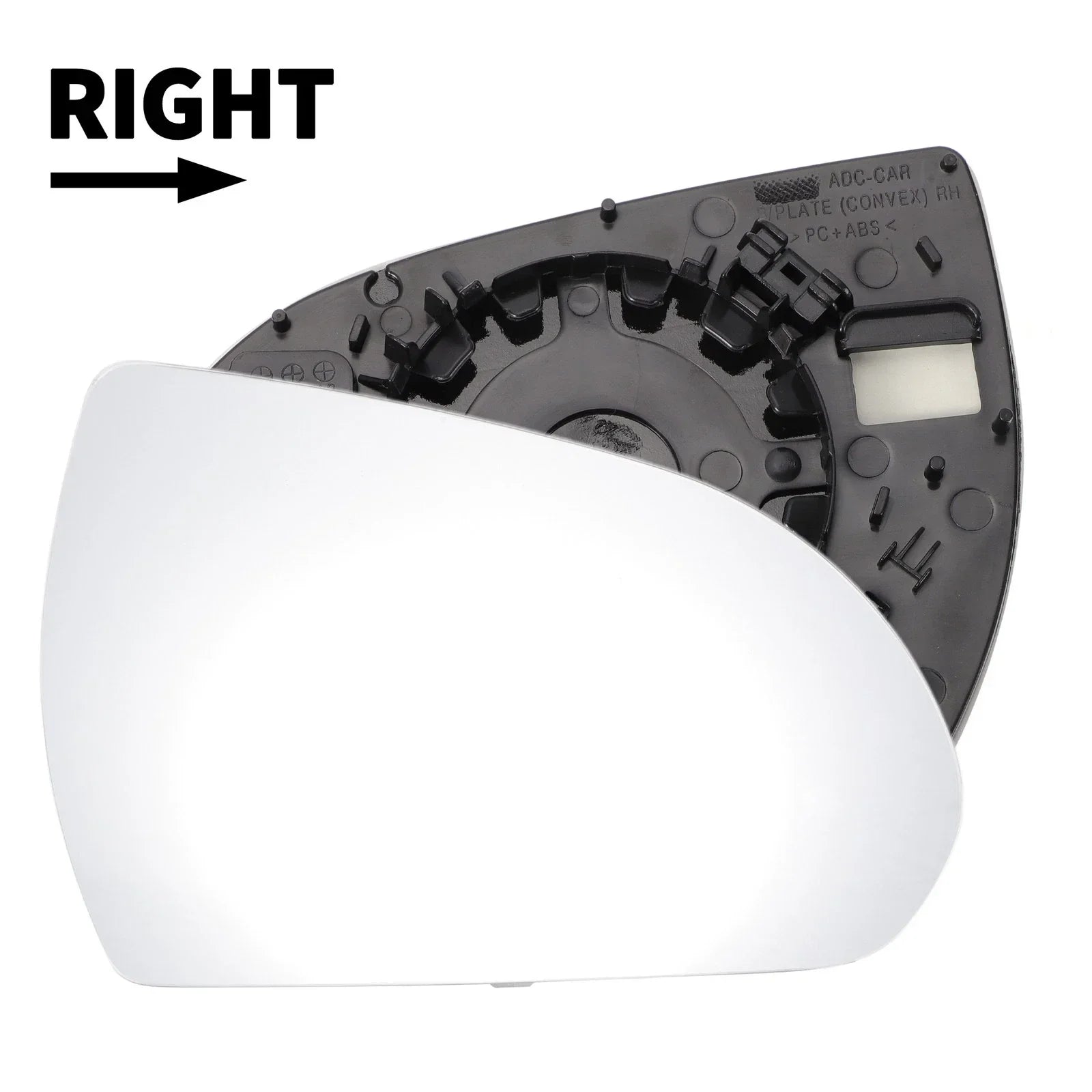 Right Side White Mirror Glass for Hyundai Elantra (2016-2018)