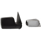 Set of 2 Heated Manual Fold Power Mirrors for Ford Explorer (2006–2010) Chrome