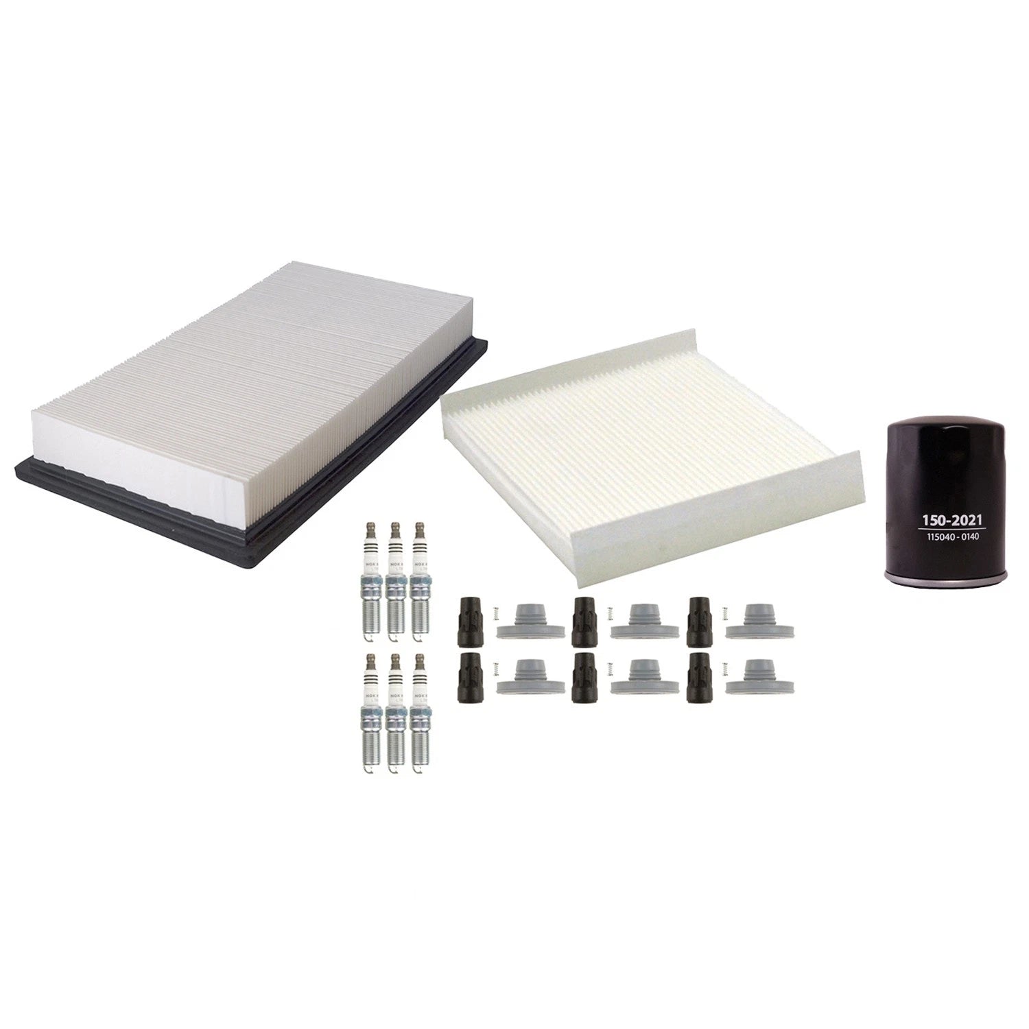 Tune Up Kit with 6 NGK Spark Plugs & Boots for Ford Fusion, Lincoln MKZ (2006–2012)