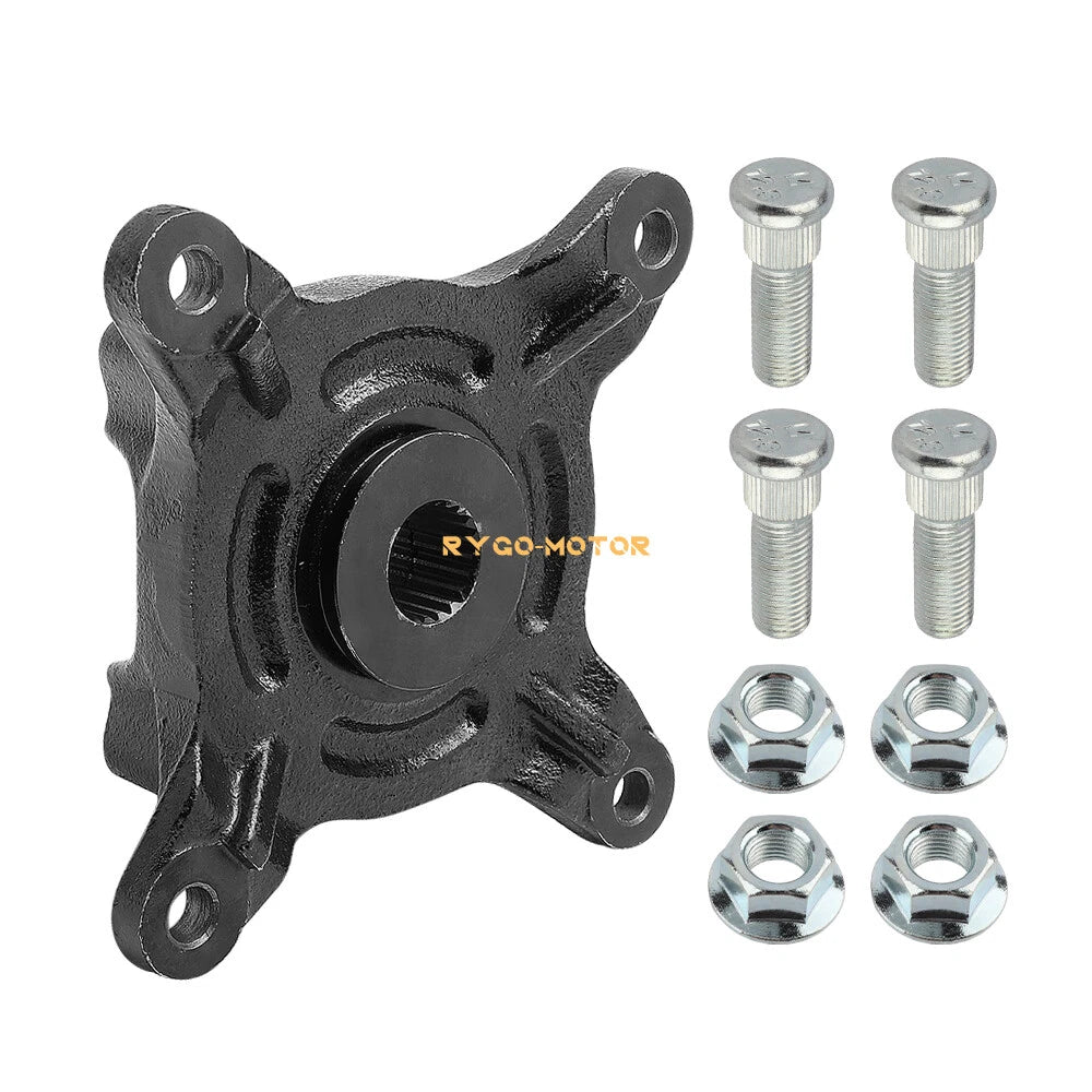 Front Wheel Hub & Studs for Polaris Ranger 400 425 500 570 650 700 800 (2005–2021)