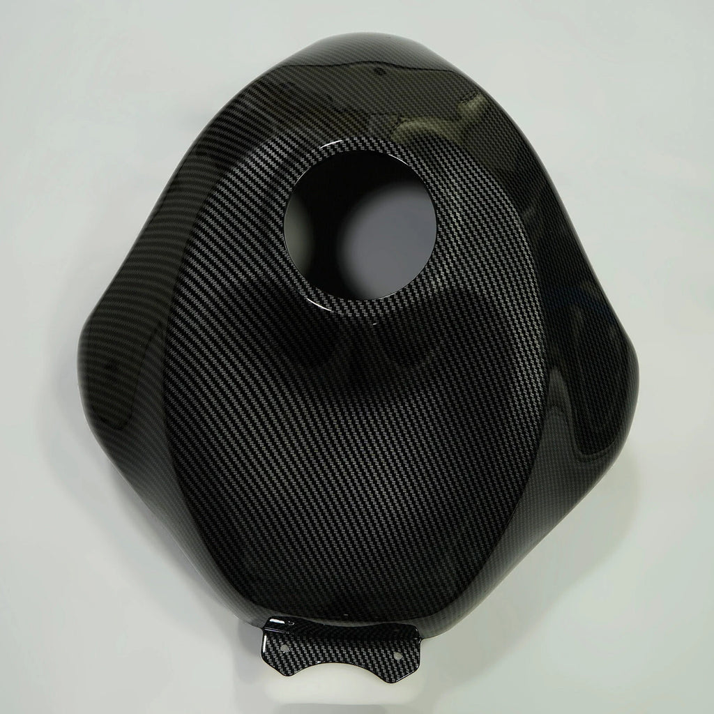 Carbon Fiber Painted Fuel Gas Tank Cover for Kawasaki Ninja ZX-6R (2009–2025)