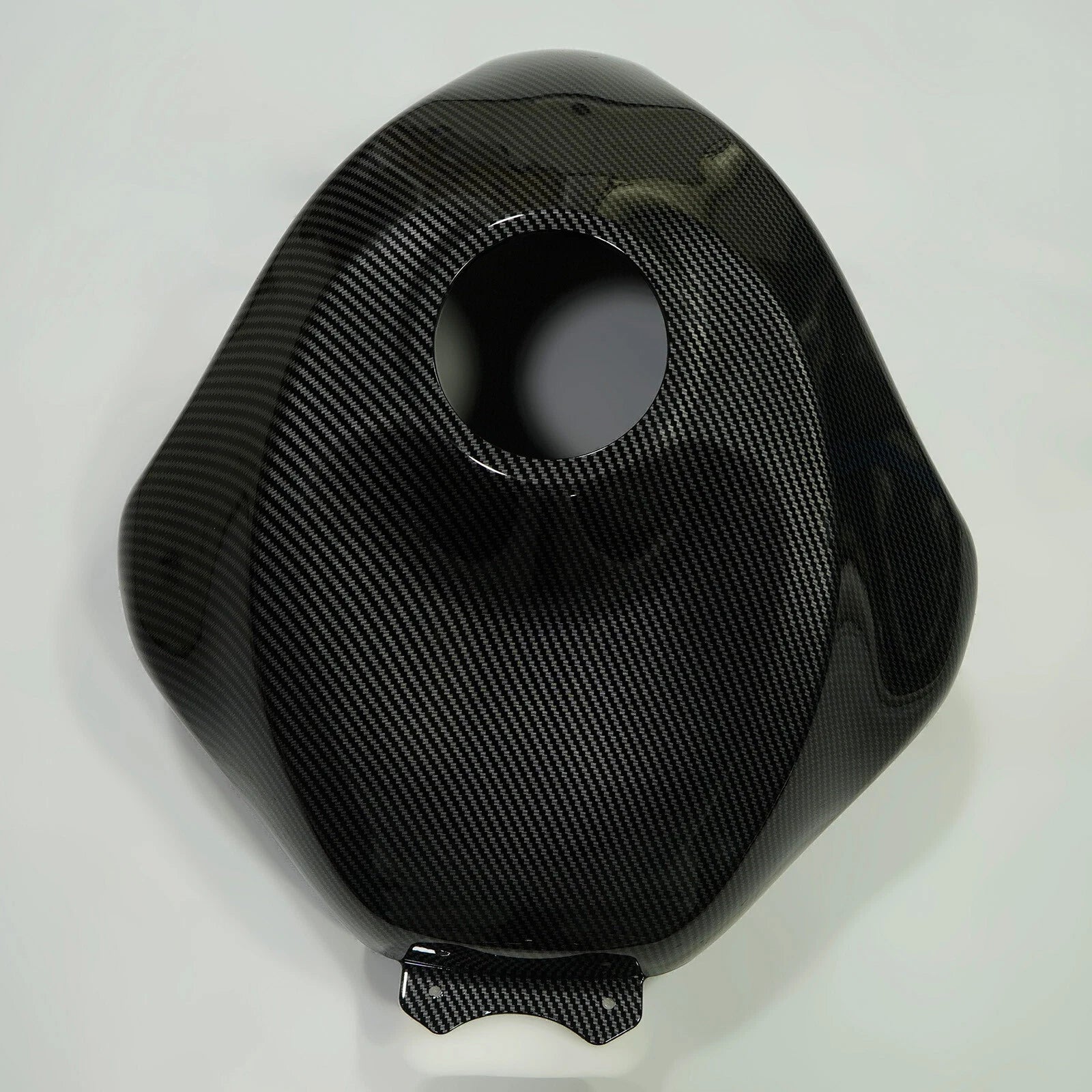 Carbon Fiber Painted Fuel Gas Tank Cover for Kawasaki Ninja ZX-6R (2009–2025)