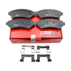 Set of 4 TRW Pro Front Ceramic Brake Pads for Buick Chevy Pontiac Cadillac Oldsmobile