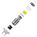 H7 LED Bulbs Kit for Turn Signal Brake Light DRL Foglights (3600LM)