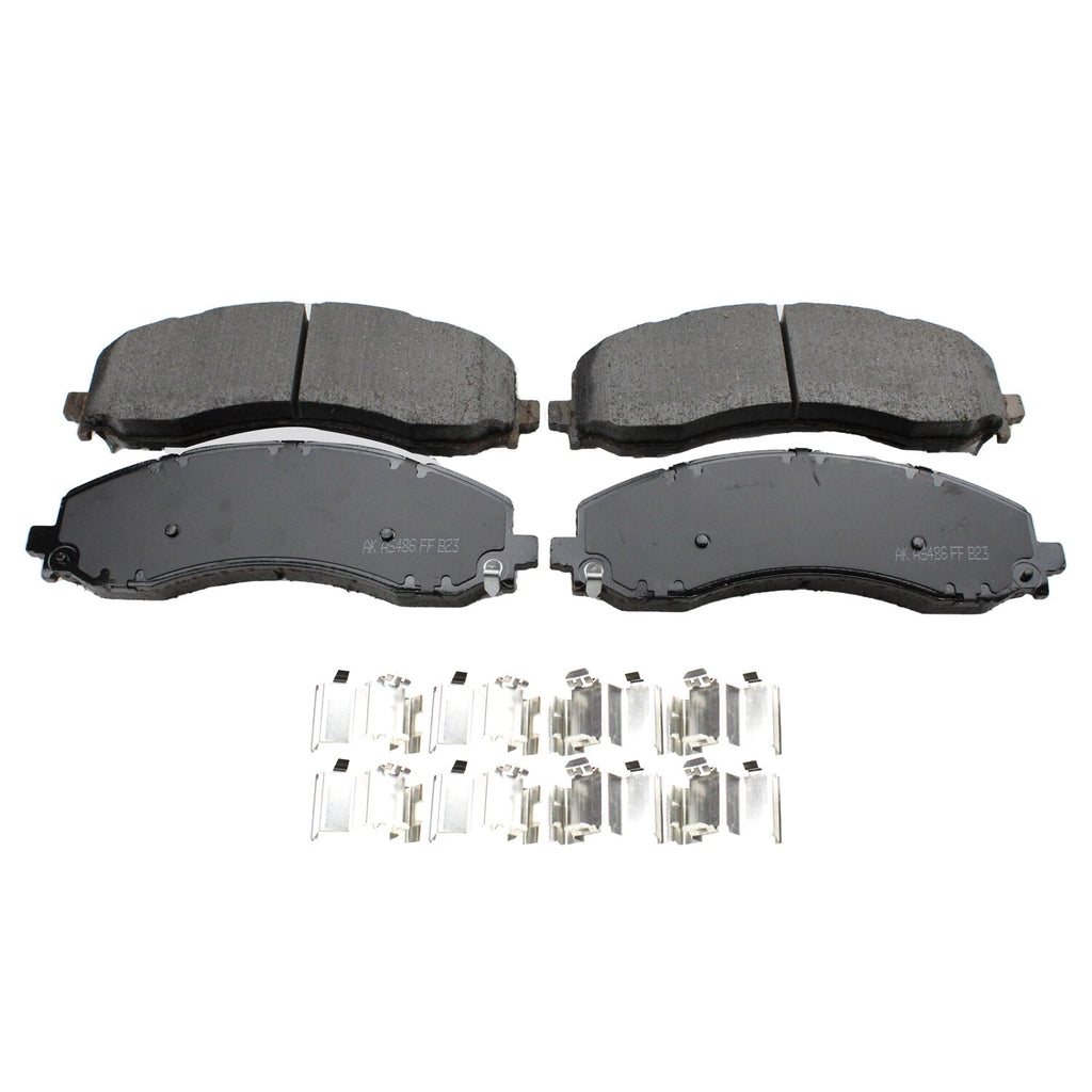 Set of 4 Akebono ProACT Front Ceramic Brake Pads for Dodge Ram 2500 3500 (2019–2022)