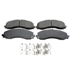 Set of 4 Akebono ProACT Front Ceramic Brake Pads for Dodge Ram 2500 3500 (2019–2022)