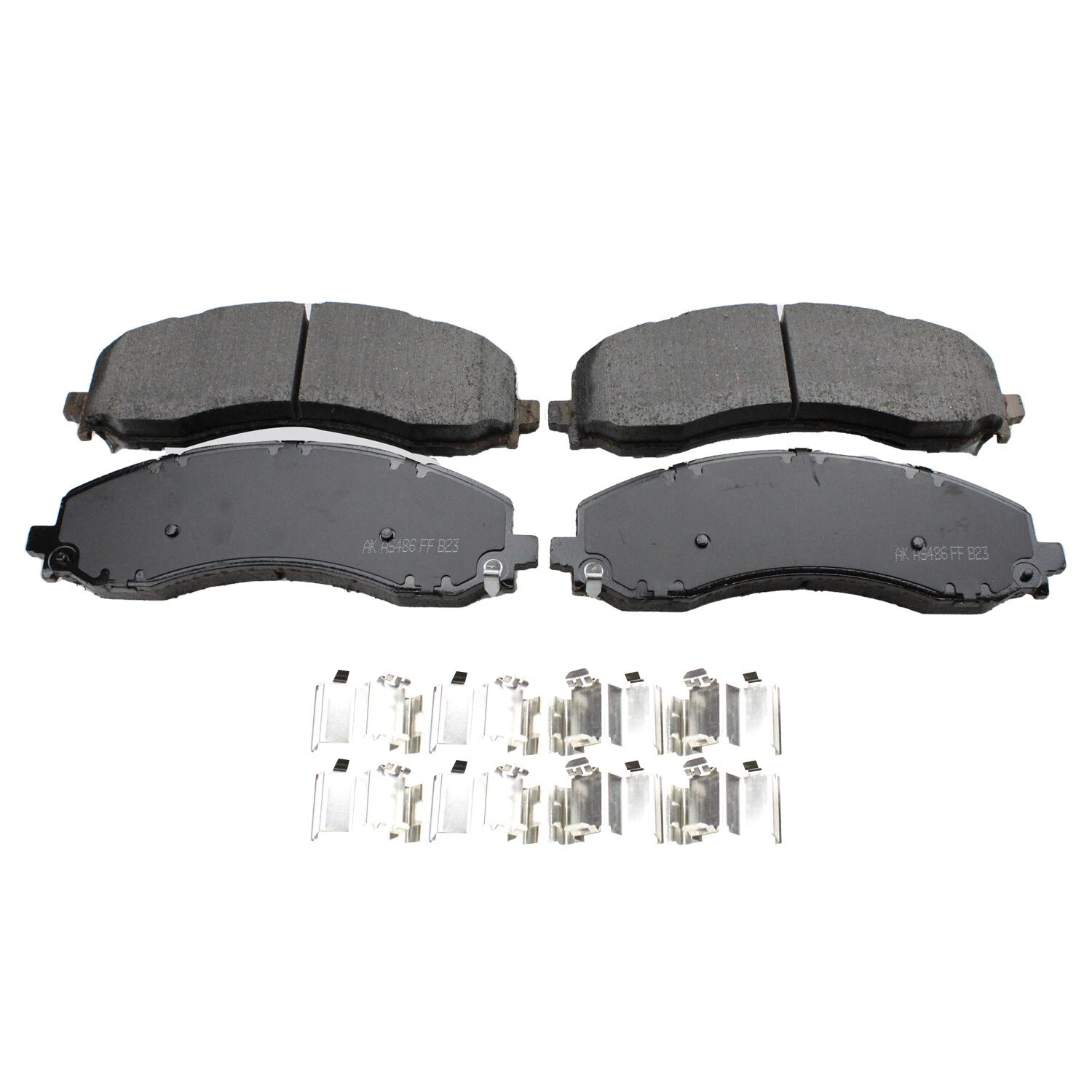 Set of 4 Akebono ProACT Front Ceramic Brake Pads for Dodge Ram 2500 3500 (2019–2022)