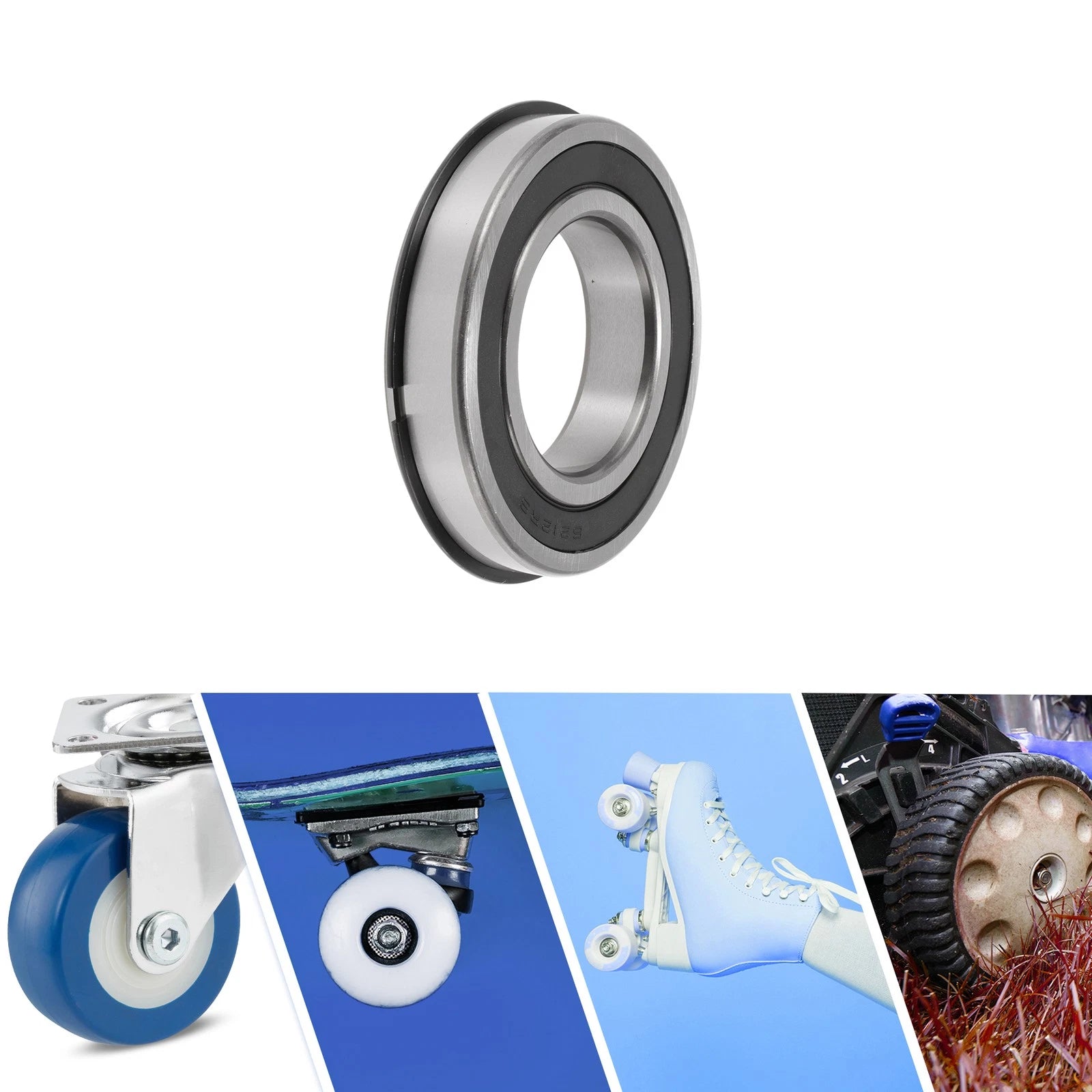 6212NR2RS Deep Groove Ball Bearings for Scooter Skateboard (60x110x22mm)