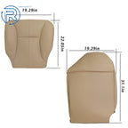 Set of 2 Durable Seat Covers for Dodge Ram 1500 2500 SLT (1998–2002)