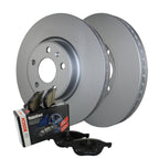Front Brake Kit 320mm Disc Rotors & Bosch Ceramic Pads for Audi A4 A5 A6 Q5 (2008–2019)