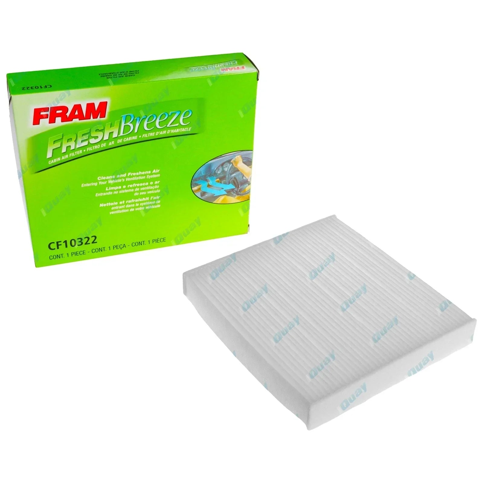 FRAM Cabin Filter Cleaner for Toyota Kluger GSU55 V6 2GR-FKS 3.5L 2017~2020