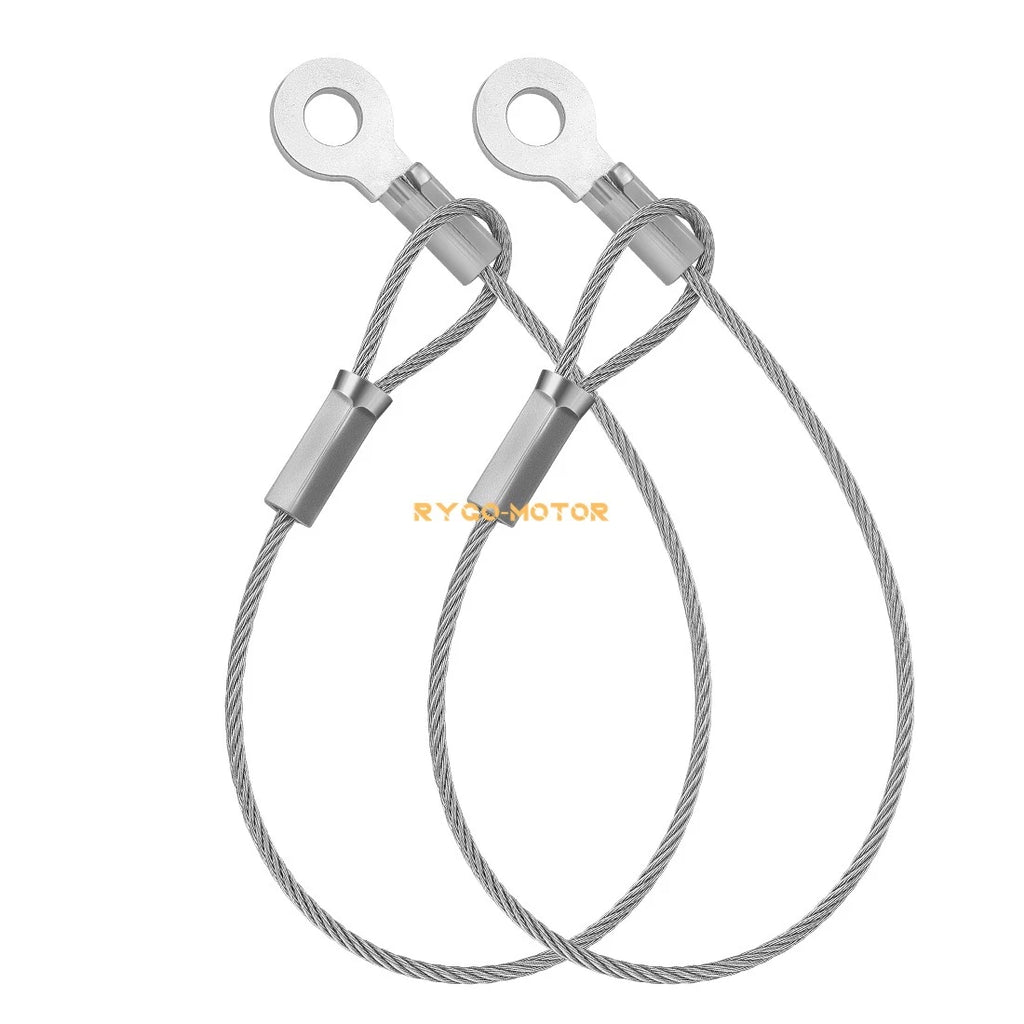 2 Tailgate Cables for Polaris Ranger 400 500 570 800 EV (2006–2019) 7081636 7082076
