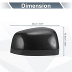 Rearview Mirror Cover Cap Set 2 x Black Carbon Fiber for Jeep Grand Cherokee