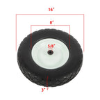 Solid Lawn Mower Tires for Trolley (16x4.80/4.00-8")