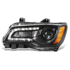 LED DRL Left Side Projector Headlight for Chrysler 300 (2011–2014)