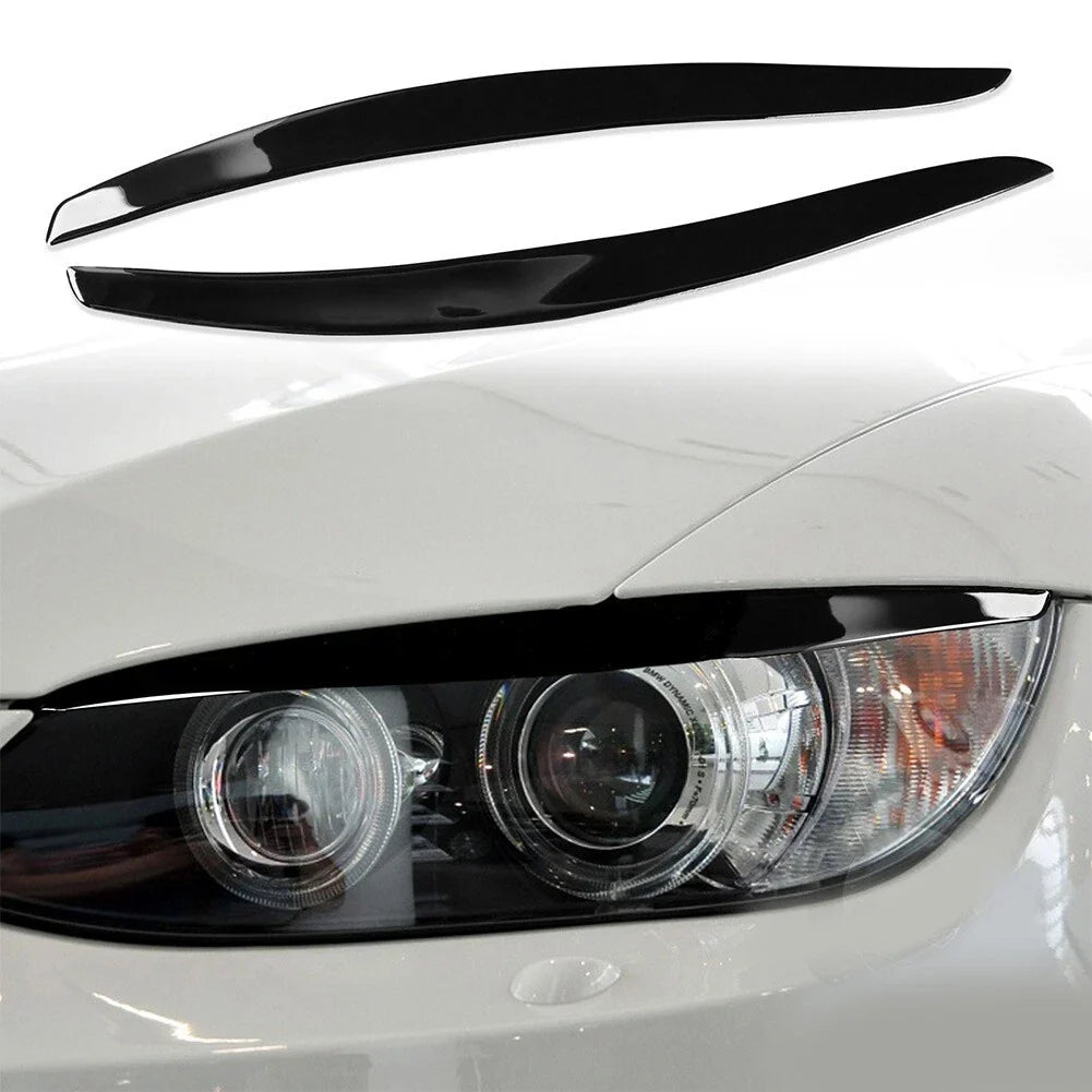 Carbon Fiber Eyebrows 2 x Eyebrows for BMW 3 Series (2006–2013)