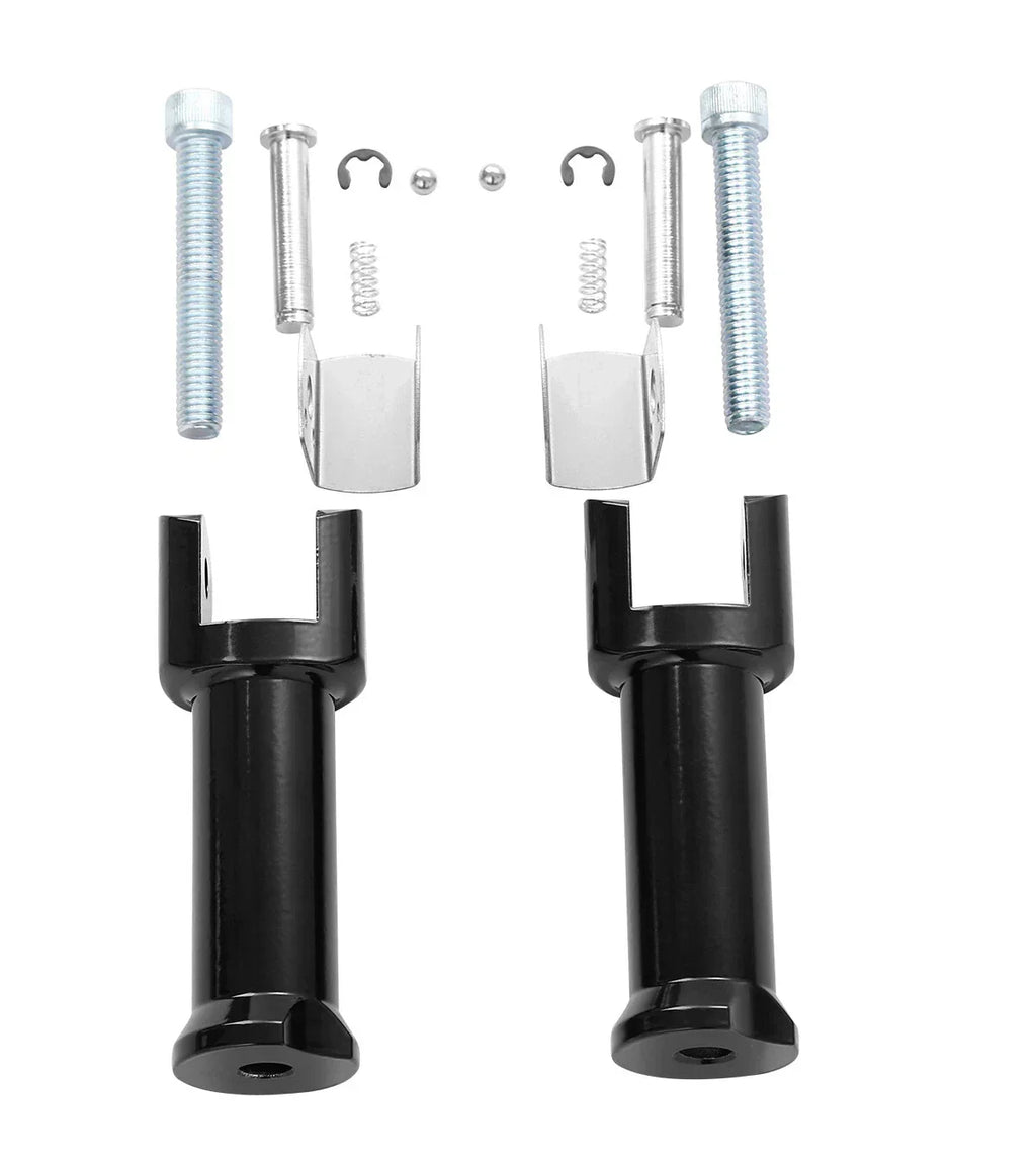 Matte Black Footpegs for Harley Softail (2018-2025)