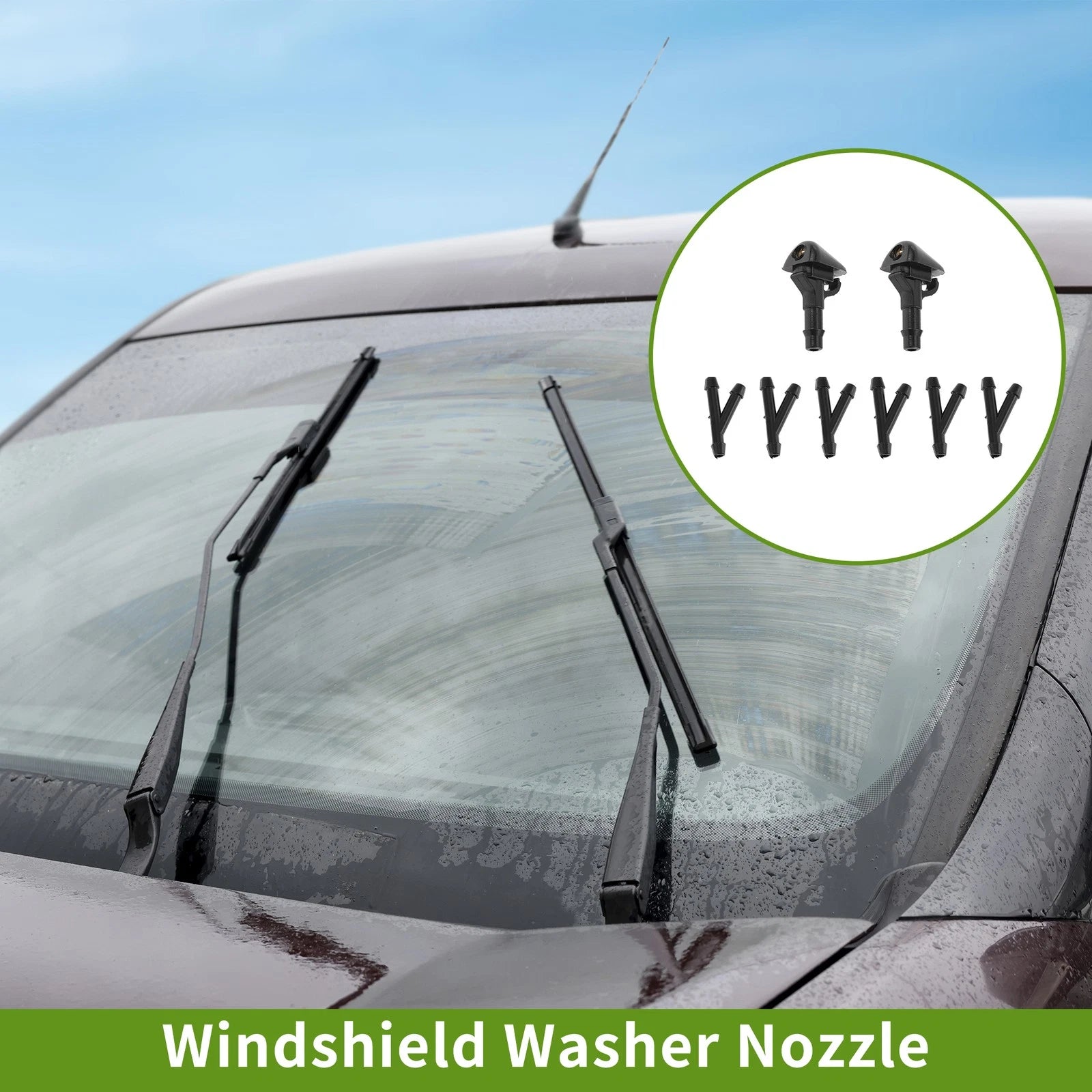 Windshield Washer Nozzle Set for Nissan 