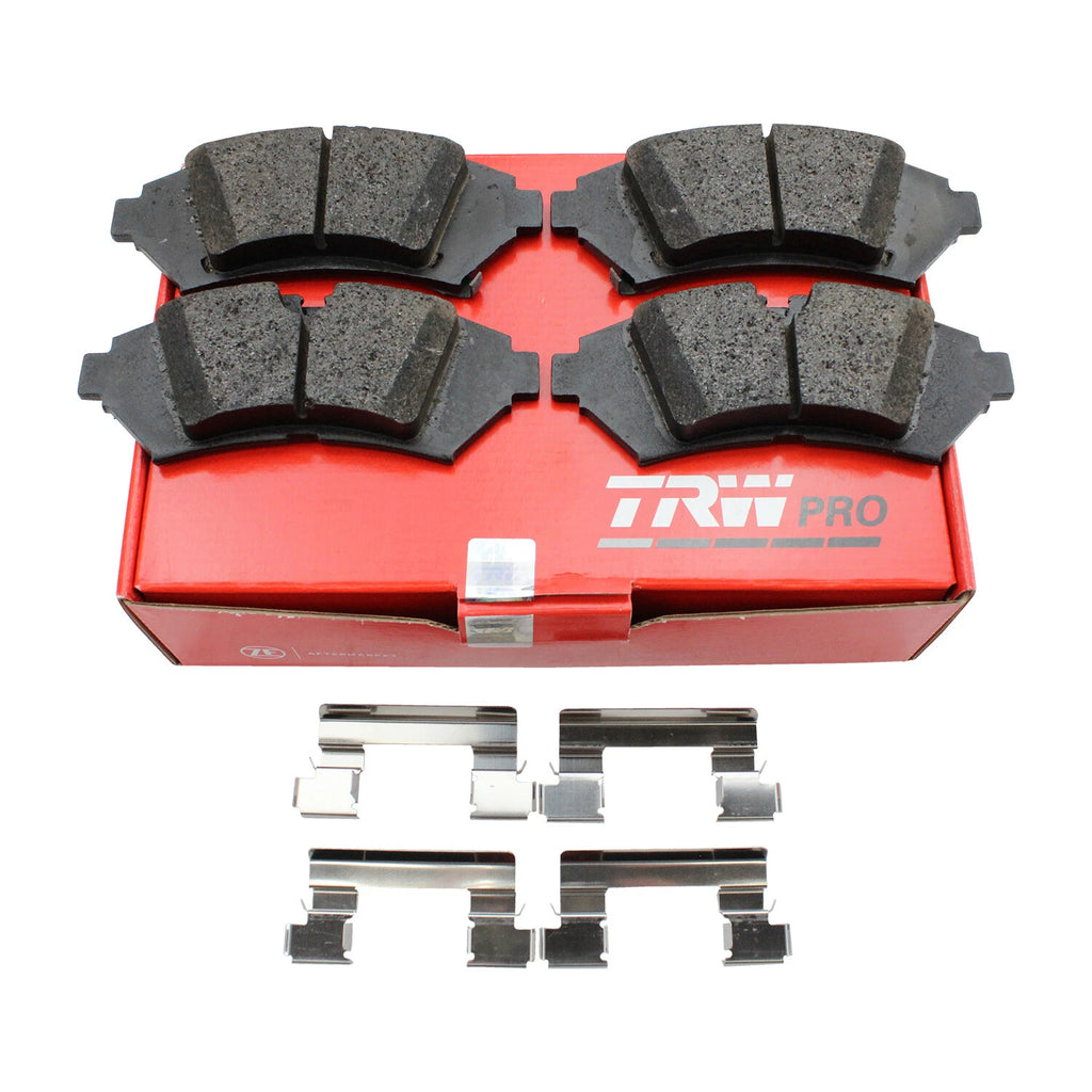 Set of 4 TRW Pro Front Ceramic Brake Pads for Buick Chevy Pontiac Cadillac Oldsmobile