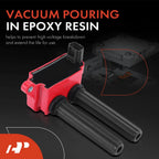 8x Red Ignition Coil for Ram 1500 2500 (2011–2024) Jeep Grand Cherokee (2006–2024)