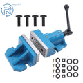 2X Quick Clamp Vise 6" for Milling Machine (Clamp Height 2-1/4")