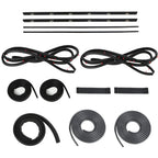 Set of 4 Door Window Trim Molding Seals for Suzuki Samurai