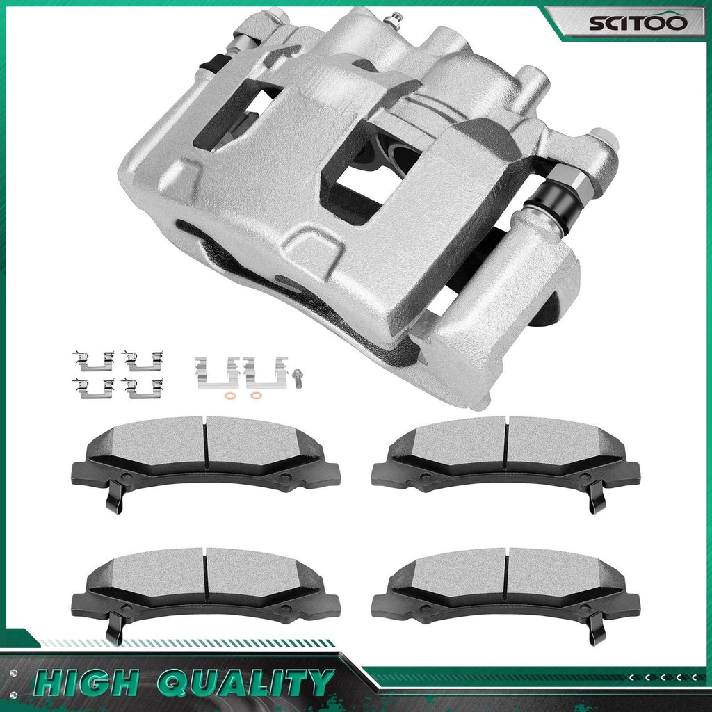 Front Ceramic Brake Pads & Calipers for Chevrolet Impala (2006–2013)