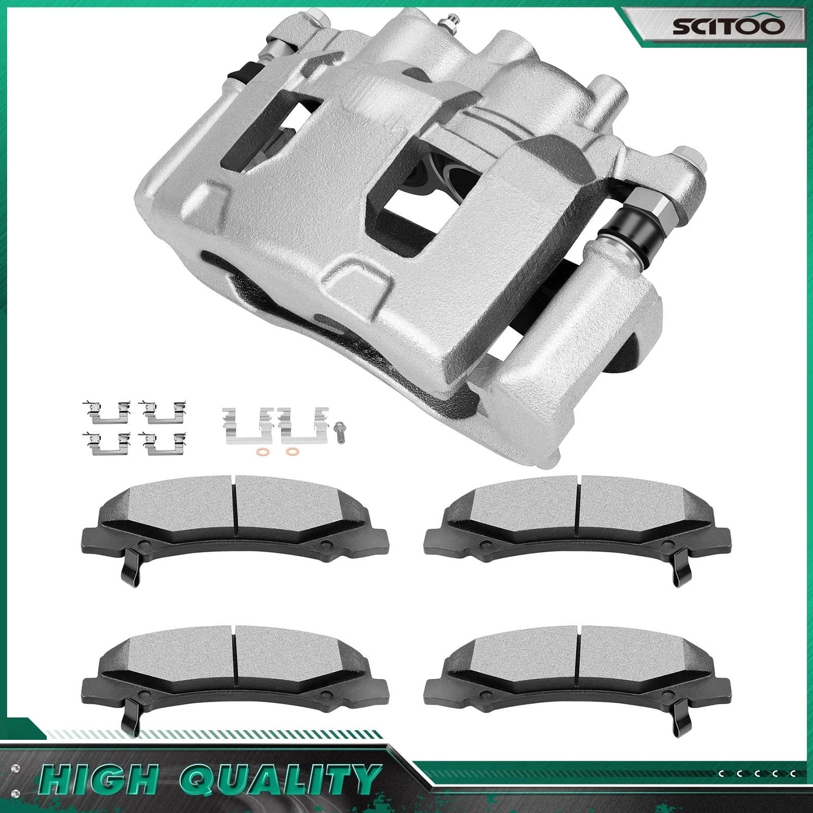 Front Ceramic Brake Pads & Calipers for Chevrolet Impala (2006–2013)