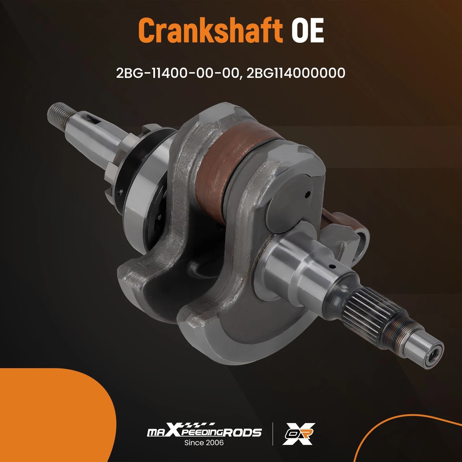 Crankshaft Assy for Yamaha Grizzly Kodiak Viking 700 (2014–2020) 2BG-11400-00-00