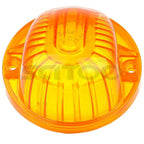 5X Amber Lens Cab Marker Light T10-6-3020-SMD for LED Bulbs + Base + Wiring Pack