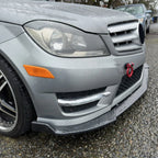 Carbon Fiber Front Bumper Lip Splitter for Benz W204 (2012–2014)