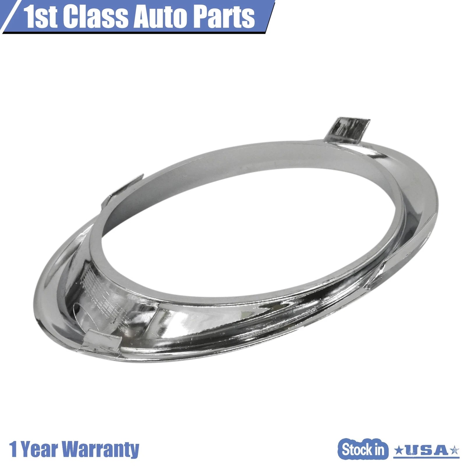 Chrome Fog Light Trim Ring Bezel for Ford Fusion (2013–2015)