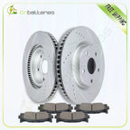 Front Brake Rotors and Ceramic Pads for Lexus ES350 ES300h Toyota Camry Avalon (2007–2021)