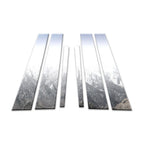 Chrome Pillar Post Covers 6Pc for BMW 5 Series (2011–2016)