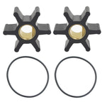 2Pcs Water Pump Flexible Rubber Impeller for Sherwood 8000K (2000–2023)