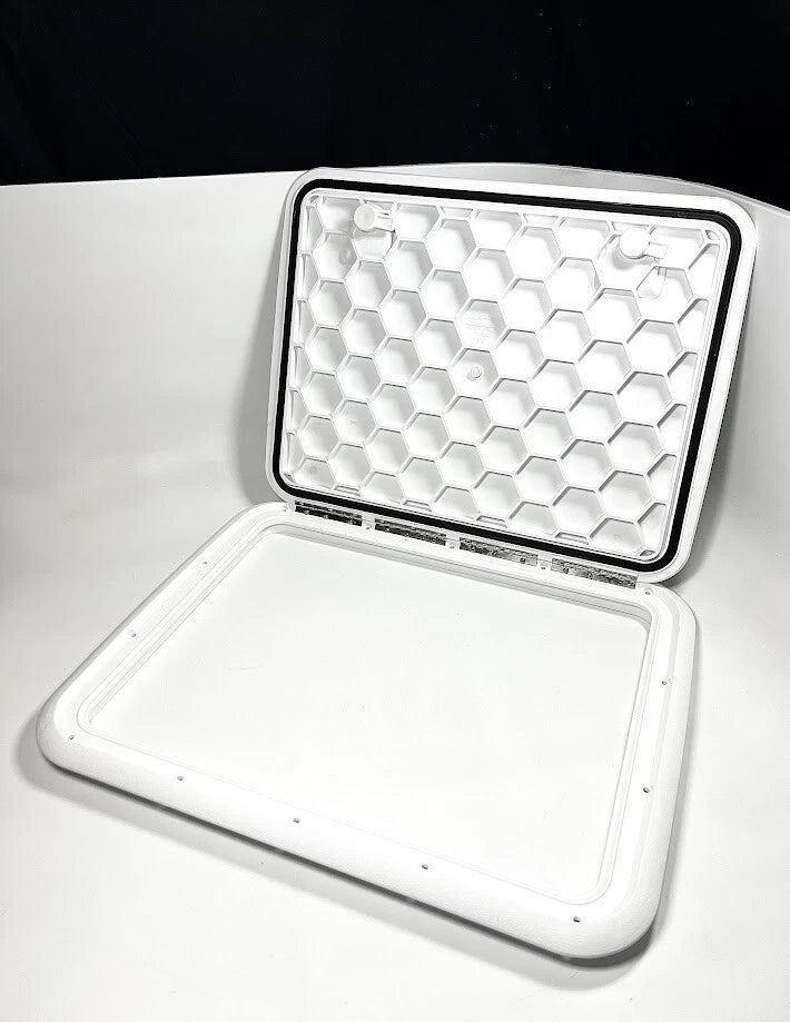 Boat Deck Hatch Lid for Jim Black (16in x 20in) Polar White