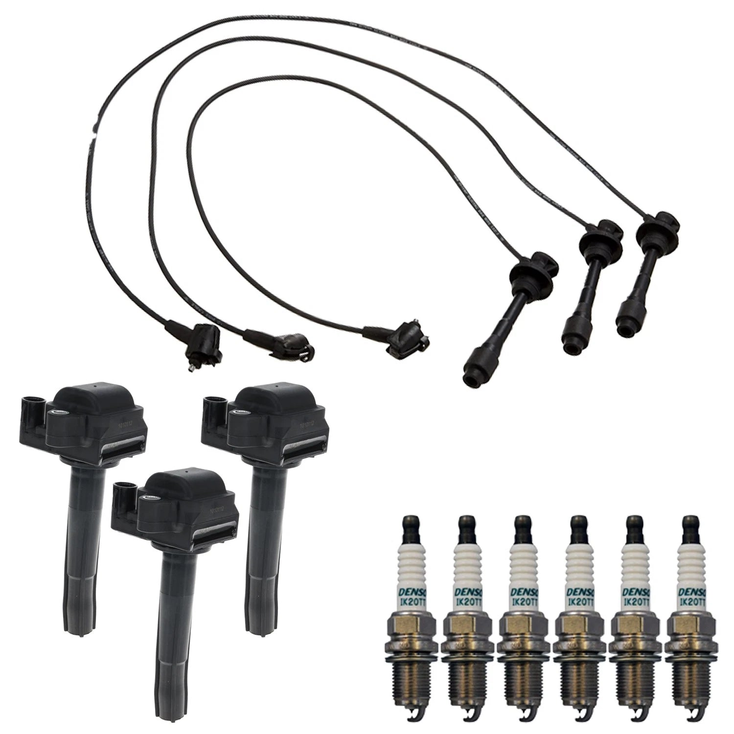 Set of 3 Ignition Coils & 6 Iridium TT Spark Plugs for ES300