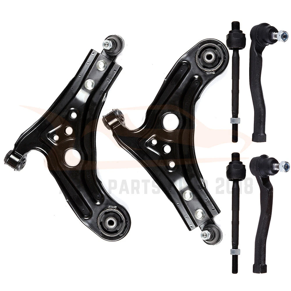 Set of 6 Front Lower Control Arms and Ball Joints for Chevrolet Aveo 5 (2006–2011)