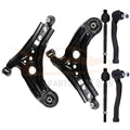 Set of 6 Front Lower Control Arms and Ball Joints for Chevrolet Aveo 5 (2006–2011)