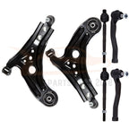Set of 6 Front Lower Control Arms and Ball Joints for Chevrolet Aveo 5 (2006–2011)