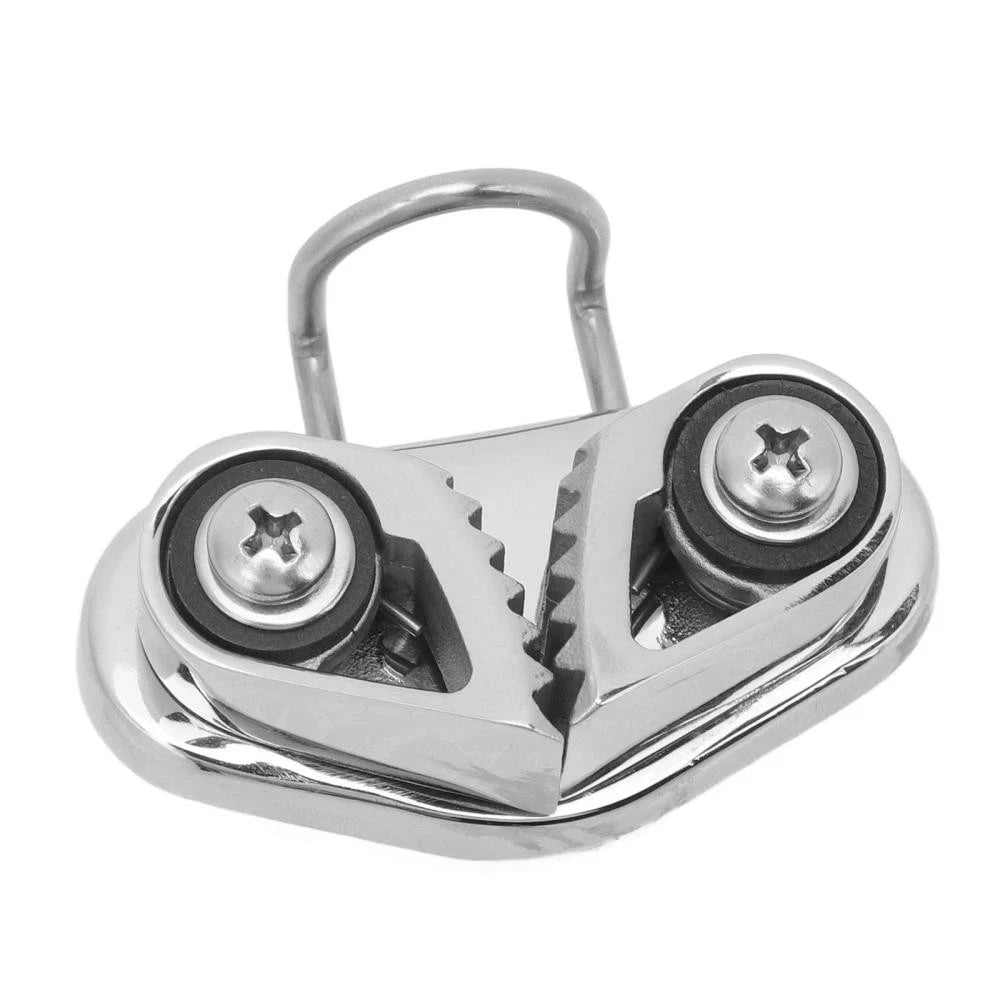 Fairlead Leading Ring Cam Cleat for Marine Use (316 Stainless Steel, 68x35mm)